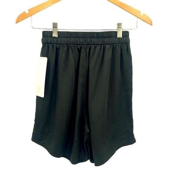 Lululemon Womens Drawstring High Rise Move Lightly Shorts Forest Green Size 2 NW - Picture 3 of 5